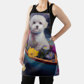 Bichon Frise on a Paddle: Ein Landschaftliches Abe Schürze (InSitu)