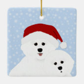 Bichon Frise Ornament (Rückseite)