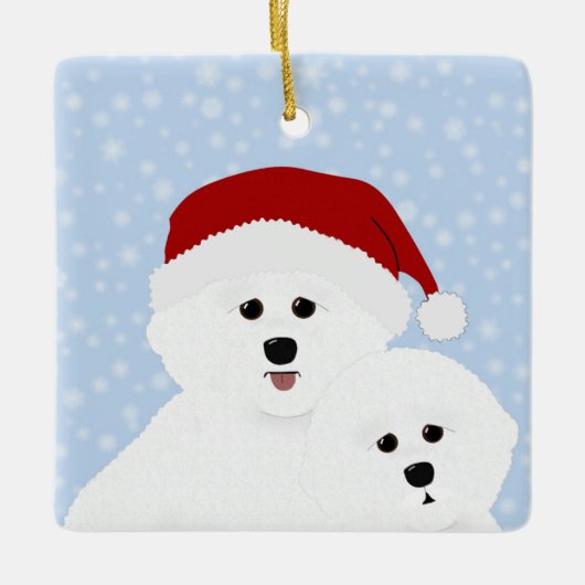 Bichon Frise Ornament (Vorderseite)
