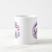 Bichon Frise Patriot Kaffeetasse (Mittel)