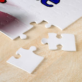 Bichon Frise Patriotic Puzzle (Seite)