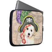 Bichon Frise Pirate Laptopschutzhülle (Vorne Rechts)