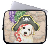 Bichon Frise Pirate Laptopschutzhülle (Vorderseite)