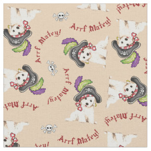 Bichon Frise Pirate Stoff