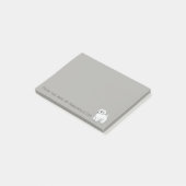 Bichon Frise Post-it Klebezettel (angewinkelt)