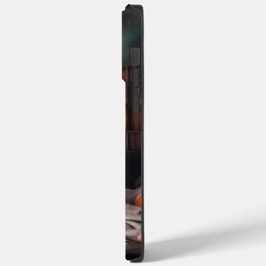 Bichon Frise Pumpkins Halloween Beängstigend Case-Mate iPhone Hülle (Rückseite / Links)