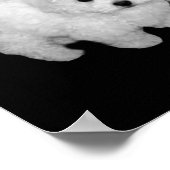 Bichon Frise Puppies Print Poster (Ecke)