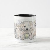 Bichon Frise Puppies Tasse (Zentrum)