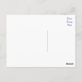 Bichon Frise Puppy Dog Blank Grußkarte Postkarte (Rückseite)