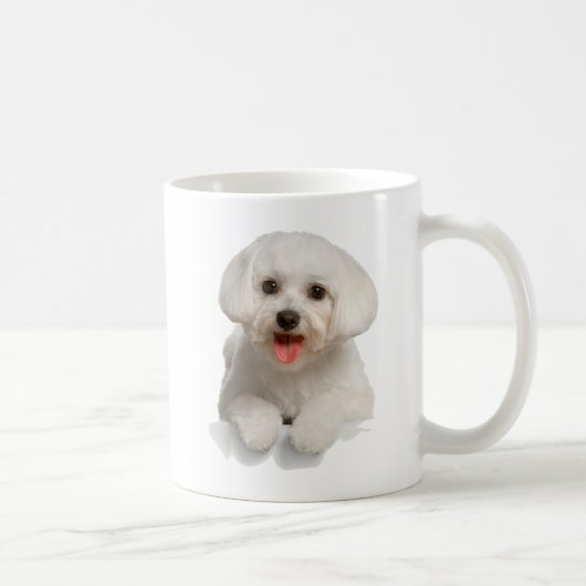 Bichon Frise Puppy Kaffeetasse (Rechts)