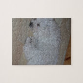 Bichon_Frise_puppy_sleeping Puzzle (Horizontal)