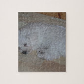 Bichon_Frise_puppy_sleeping Puzzle (Vertikal)