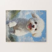 Bichon Frise Puzzle (Horizontal)