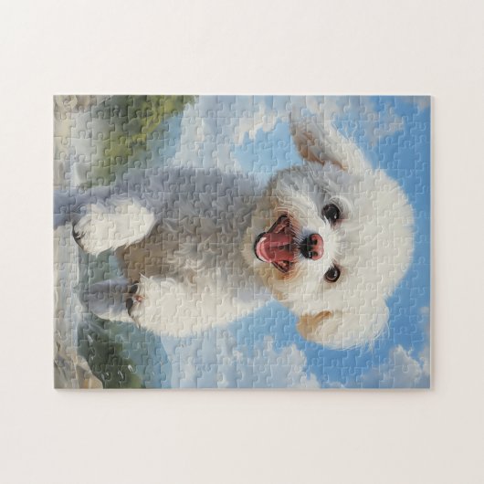 Bichon Frise Puzzle (Horizontal)