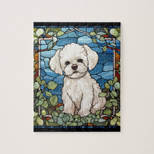 Bichon Frise Puzzle (Vertikal)