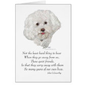 Bichon Frise Rainbow Bridge (Vorne)