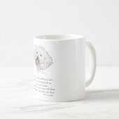 Bichon Frise Rainbow Bridge Kaffeetasse (VorderseiteRechts)