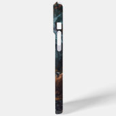 Bichon Frise Riding Motorrad Halloween Beängstigen Case-Mate iPhone Hülle (Rückseite / Links)