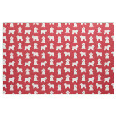 Bichon Frise, Rothundweihe Stoff (Fat Quarter (45,7 x 55,9 cm))