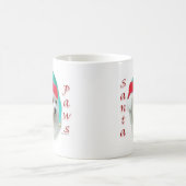 Bichon Frise Santa Paws Kaffeetasse (Mittel)