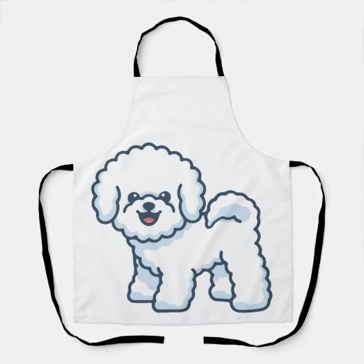 Bichon Frise Schürze (Vorderseite)