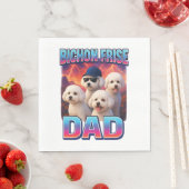 Bichon Frise Serviette (Beispiel)
