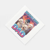 Bichon Frise Serviette (Ecke)