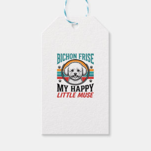 Bichon Frise Shirt Vintage Spirit Hund Art_1 Geschenkanhänger