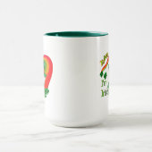 Bichon Frise St Patricks Tasse (Zentrum)