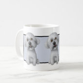 Bichon Frise Tasse (Vorderseite Links)