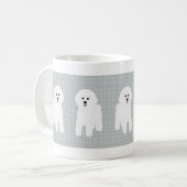 Bichon Frise Tasse (Vorderseite Links)