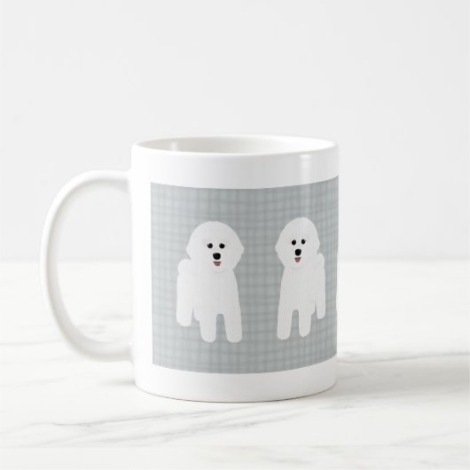 Bichon Frise Tasse (Links)