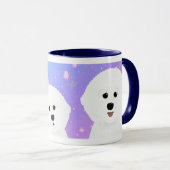 Bichon Frise Tasse (VorderseiteRechts)