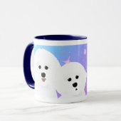 Bichon Frise Tasse (Vorderseite Links)