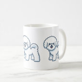 Bichon Frise Tasse (VorderseiteRechts)