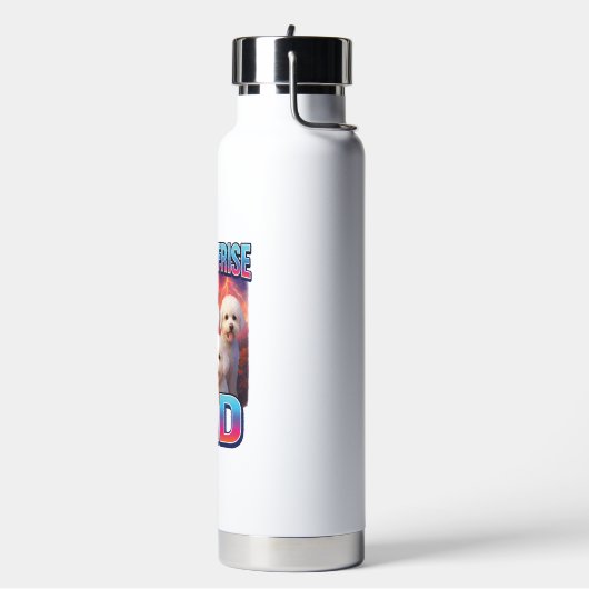 Bichon Frise Trinkflasche (Links)