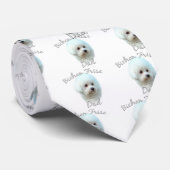 Bichon Frise Vater 2 Krawatte (Gerollt)