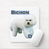 Bichon Frise Vater 4 Mousepad (Mit Mouse)