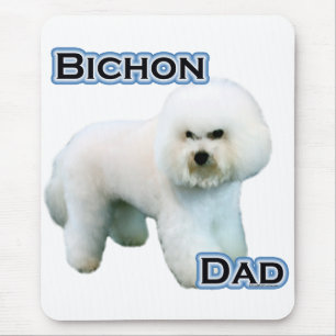 Bichon Frise Vater 4 Mousepad