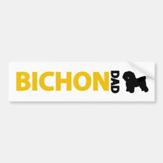 Bichon Frise Vater Autoaufkleber