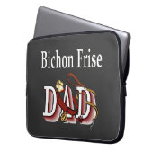 Bichon Frise Vater Laptopschutzhülle (Vorderseite Links)