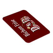 Bichon Frise Vater Magnet (Rechte Seite)