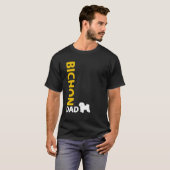 Bichon Frise Vater T-Shirt (Vorne ganz)
