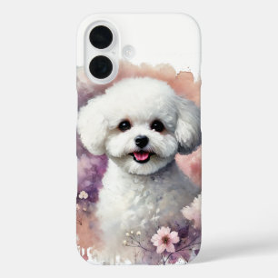 Bichon Frise Watercolor iPhone 16 Hülle
