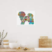 Bichon Frise Watercolor Poster (Küche)