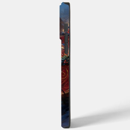 Bichon Frise Weihnachtsfeier Case-Mate iPhone Hülle (Rückseite / Links)