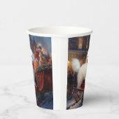 Bichon Frise Weihnachtsfeier Pappbecher (Rechts)