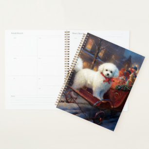 Bichon Frise Weihnachtsfeier Planer