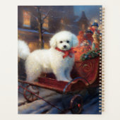 Bichon Frise Weihnachtsfeier Planer (Rückseite)