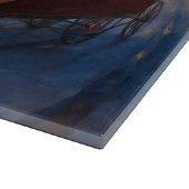 Bichon Frise Weihnachtsfeier Schneidebrett (Ecke)